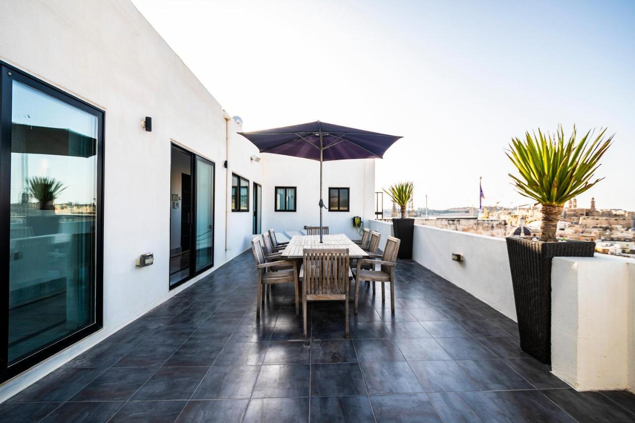 Penthouse Retreat Apartment Cospicua Luaran gambar