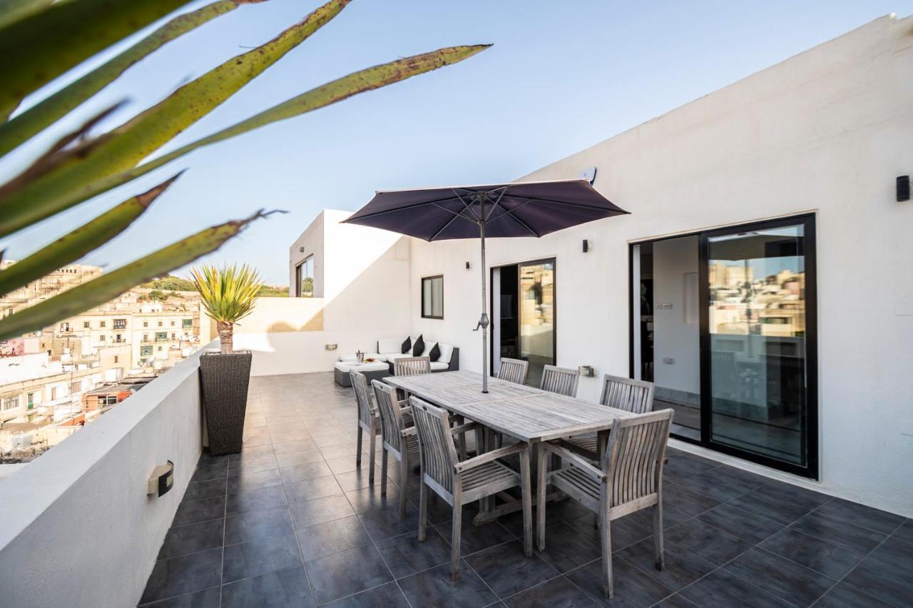 Penthouse Retreat Apartment Cospicua Luaran gambar